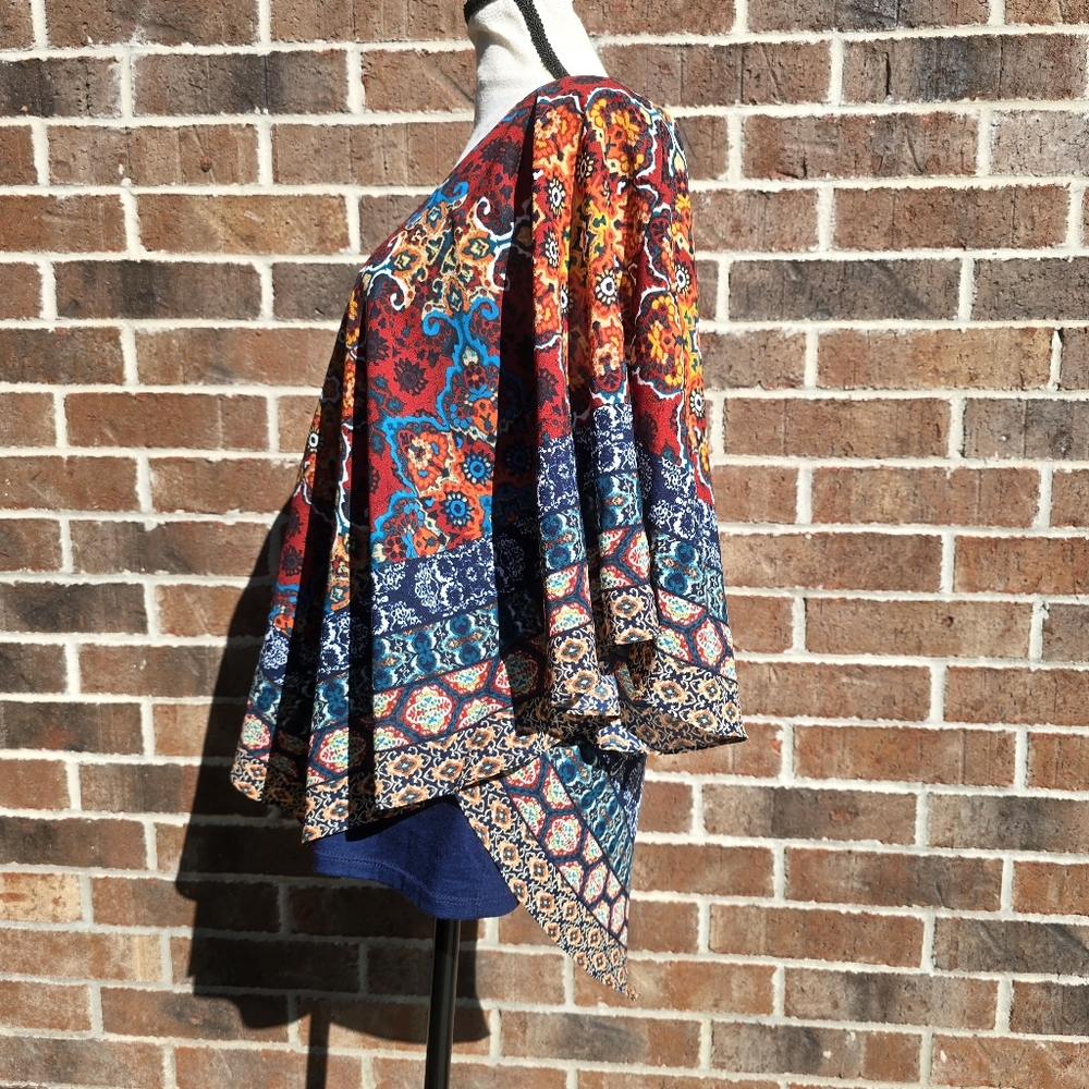 Ruby Rd Mandala Print Tunic Top Boho Colorful V-N… - image 5